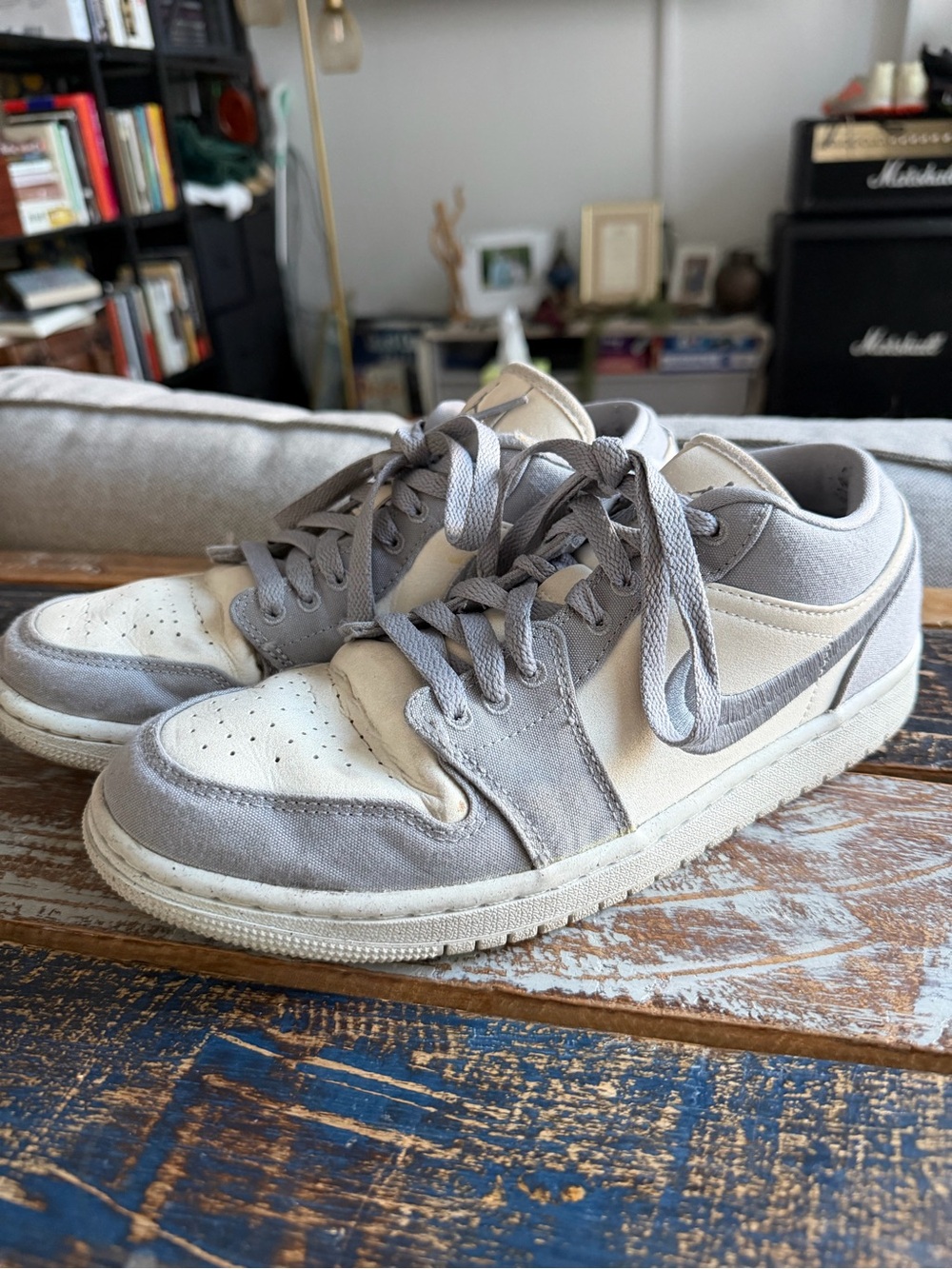 Size 8.5 - Air Jordan 1 SE Low Light Steel Grey W